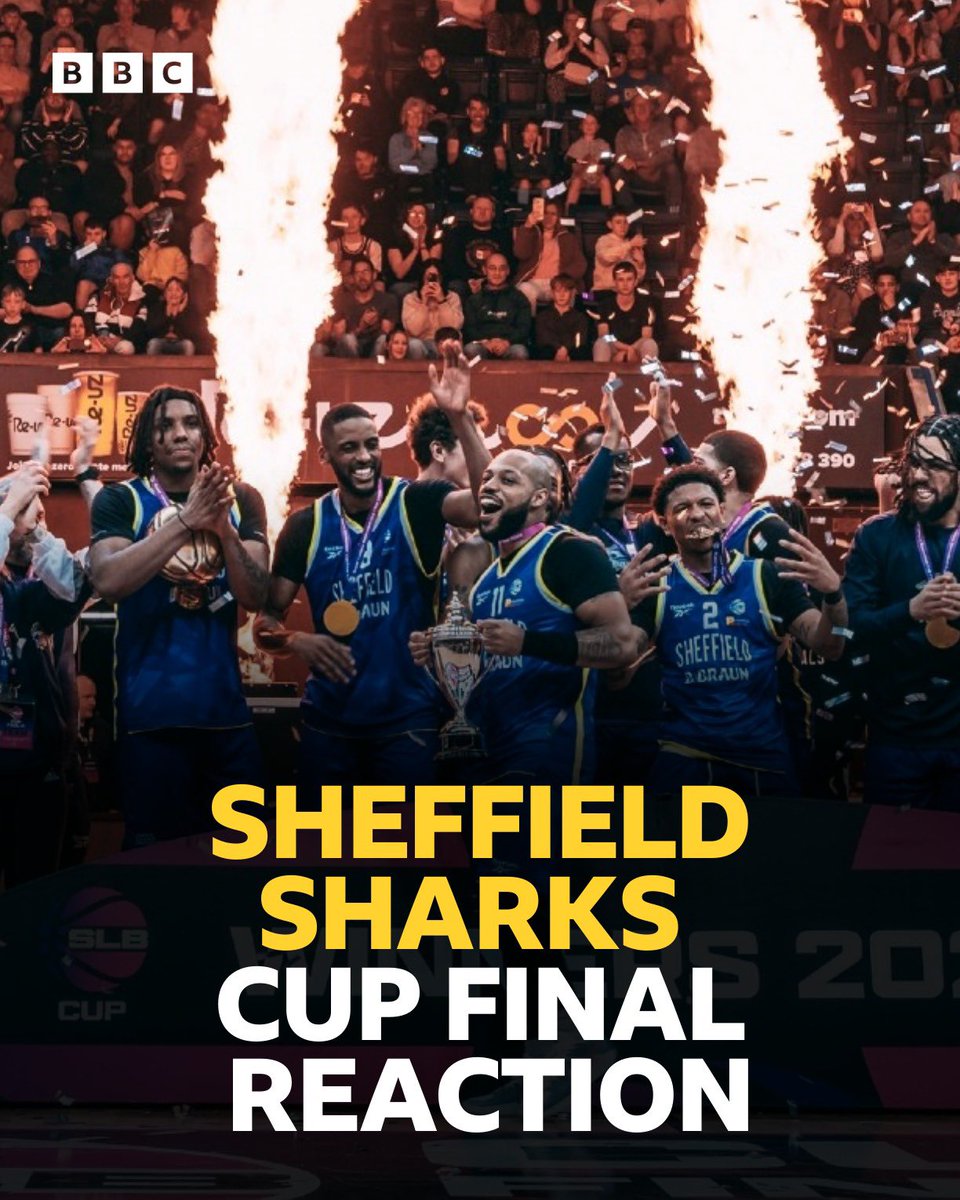 LISTEN: Sheffield Sharks players speak on court moments after their SLB Cup Final victory! 

Hear from Jacob Groves, Prentiss Nixon, Donovan Clay, Rickey McGill, Jordan Ratinho, @RodneyGlasgowJr, Jamell Anderson

Over 12 minutes of reaction here ⬇️
bbc.co.uk/programmes/p0k…