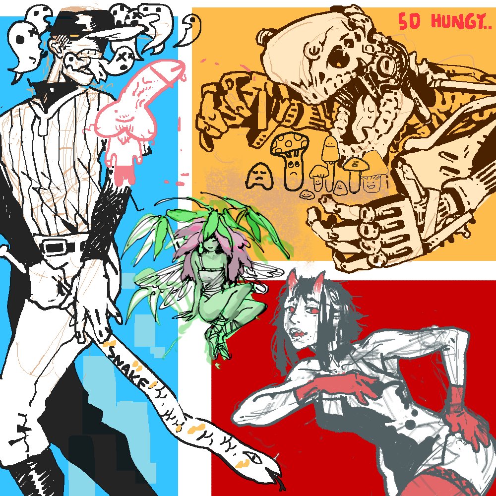 Drawpile doodles with @infrawaev