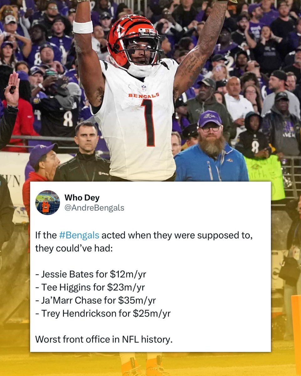 #Bengals’ front office 📉📉📉📉📉