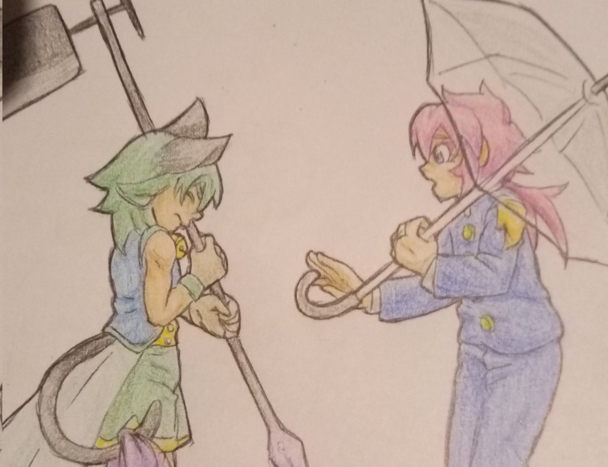 MixLizard's tweet photo. Day 2: Mahou Shoujo/Rain #RanmasaWeek #RanmasaWeek2025 #RanMasa #イナズマイレブン https://t.co/DjOdH9RWQK