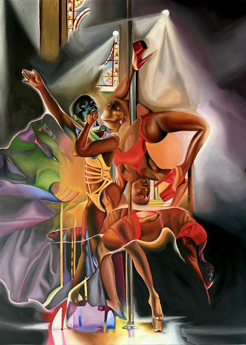 “Dance On Glass”
Oil on Canvas
36”x 48”