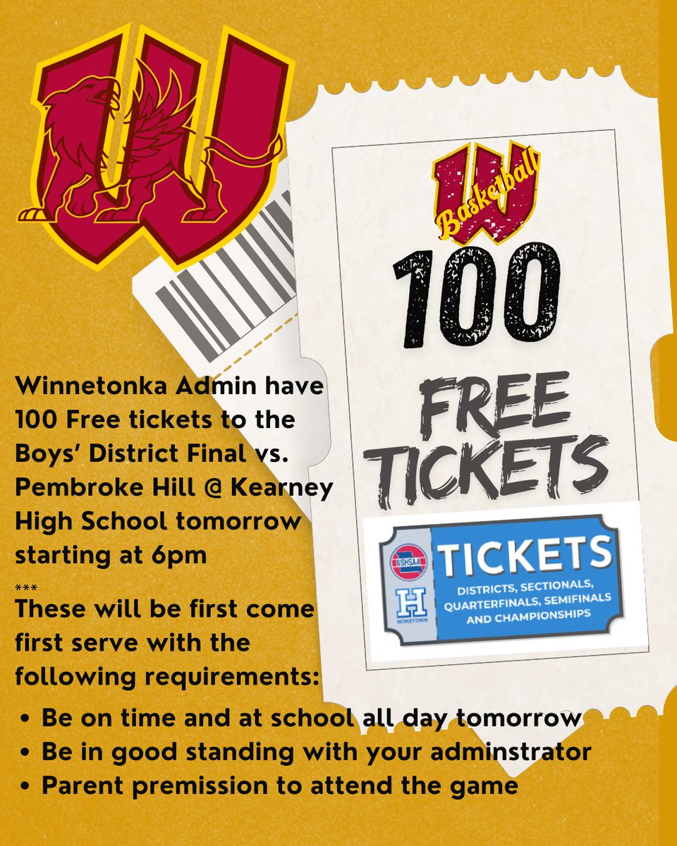 Jared Barge (@griffinswinnad) on Twitter photo <a href="/TonkaFanSection/">Tonka Drift</a> Let's pack Kearney Arena tomorrow night for the District Finals vs. Pembroke Hill at 6pm. <a href="/N2SportsTonka/">Winnetonka Activities</a> <a href="/Tonka_News/">Tonka News</a> <a href="/TonkaNation/">Tonka Nation</a> <a href="/EdwardBTate/">Dr. Edward Tate, Jr.</a> See below for details. We're also working on a least one Spirit Bus more details to come. <a href="/TonkaFanSection/">Tonka Drift</a> Let's pack Kearney Arena tomorrow night for the District Finals vs. Pembroke Hill at 6pm. <a href="/N2SportsTonka/">Winnetonka Activities</a> <a href="/Tonka_News/">Tonka News</a> <a href="/TonkaNation/">Tonka Nation</a> <a href="/EdwardBTate/">Dr. Edward Tate, Jr.</a> See below for details. We're also working on a least one Spirit Bus more details to come.