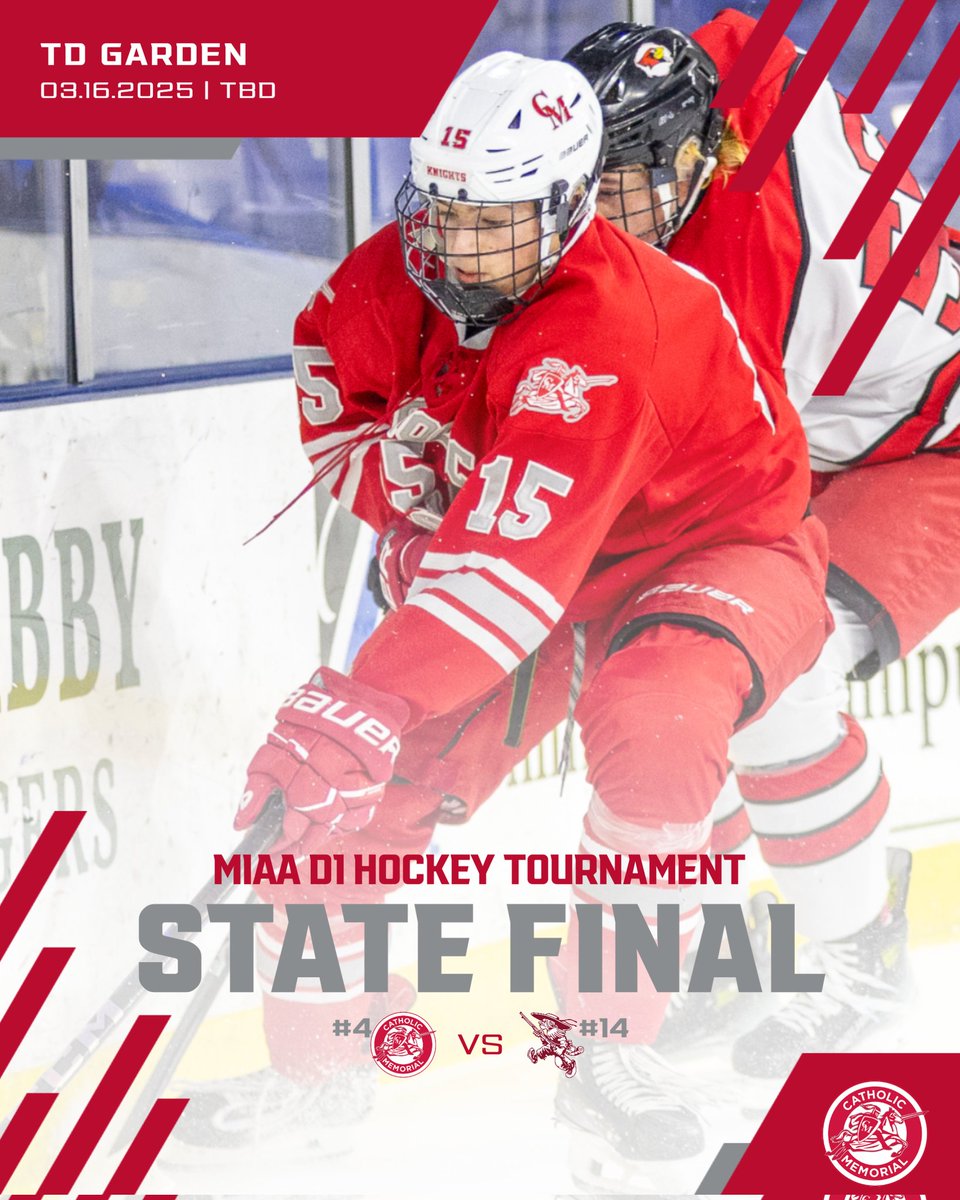 CathMemKnights's tweet image. We&apos;ll play Saint John&apos;s in the final.