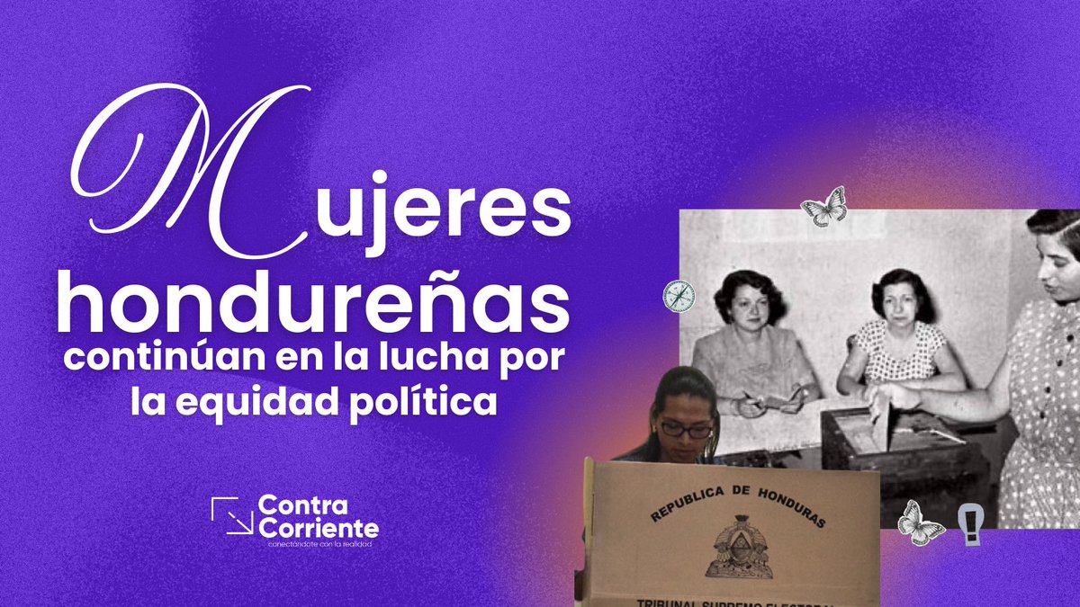 📢 Mujeres en la política: una lucha que continúa 💜✊🏽
Honduras vive un proceso electoral interno en el que solo el 30 % de las precandidaturas son de mujeres. Aunque el país eligió a su primera presidenta en 2021, la deuda en equidad política sigue pendiente. 

¿Las mujeres