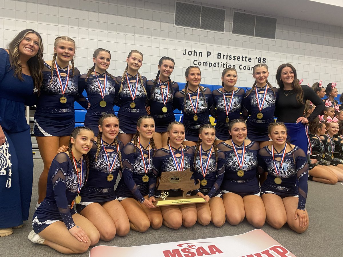 Wilmington High School Football (@wilmingtonhsfb) on Twitter photo A huge congratulations to WHS Cheer- Division 3 STATE CHAMPIONS! 🏆 Setting the standard. <a href="/Wilmington_AD/">Wilmington Athletics</a> <a href="/WHSGendron/">Ryan Gendron</a> A huge congratulations to WHS Cheer- Division 3 STATE CHAMPIONS! 🏆 Setting the standard. <a href="/Wilmington_AD/">Wilmington Athletics</a> <a href="/WHSGendron/">Ryan Gendron</a>