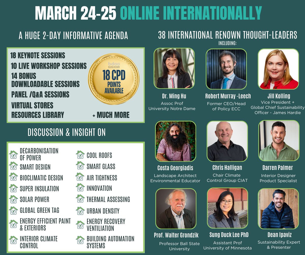 The BDAA is excited to hold the inaugural Sustainability and Energy Efficiency Summit 2025.
Join top industry global thought leaders, icons, and associations on March 24-25 to shape the future of sustainability in our built environment.
Learn more at …nabilityandenergyefficiencysummit.com