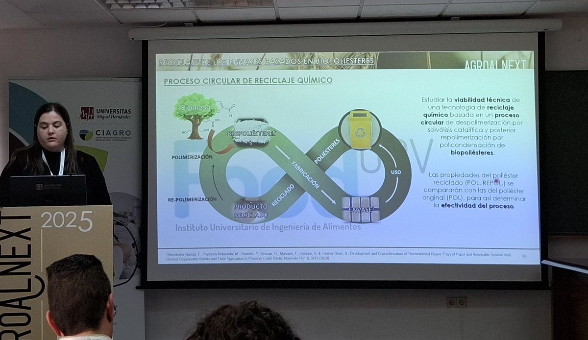 Last week we presented the results of our #SucciBioPack (PID2021-128749OB-C33) and #CircularSucciPack (INNVA1/2024/106) projects at <a href="/UniversidadMH/">UMH</a> in the #AGROALNEXT25 conference 📊