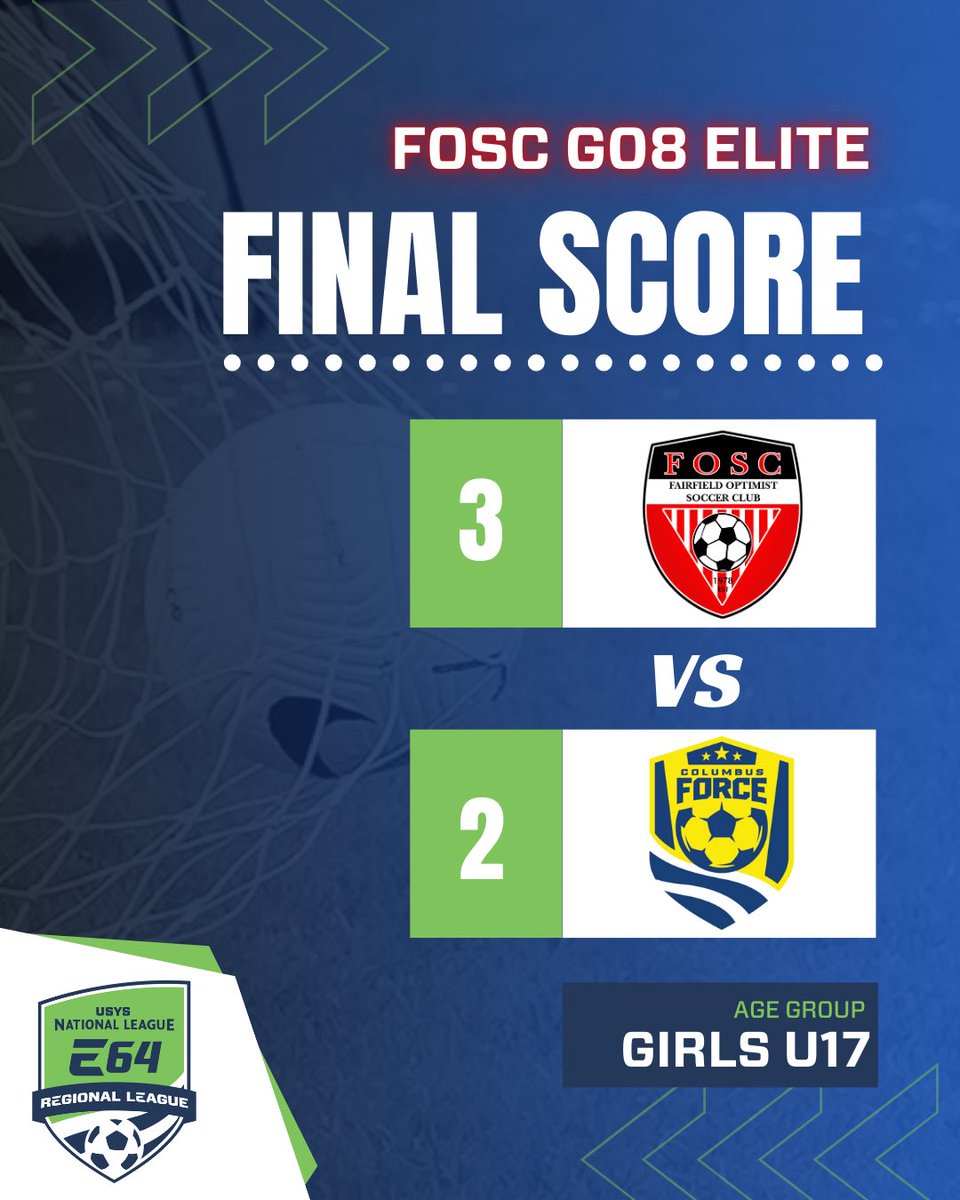 It was a gorgeous day for some soccer! #FOSCG08Elite came from behind to secure a 3-2 win in <a href="/NationalLeague/">National League</a> #E64RL play. Goals were scored by Abigail Esteves (🅰️ Laila Jarrett), Piper Shull, and Lydia Kemper (🅰️ Mackenzie Stroud).

Up next, the KH Elite Spring Thaw!