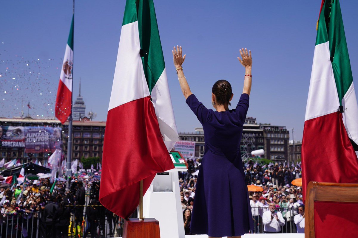 Claudia Sheinbaum, tu valentía y compromiso son el orgullo de México. Como mujer, inspiras; como líder, defiendes con firmeza. Gracias por demostrar que cuando una mujer avanza, todo un país avanza con ella. ¡Sigamos haciendo historia!
#LlegamosTodas
#SomosMillones