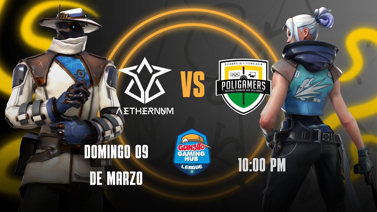 El día de hoy nuestros muchachos se preparan para la fecha número 1 de la Gansito League!🔥

Jugaremos contra <a href="/AethernumE/">Aethernum eSports 🇨🇴</a> a las 10:00pm por twitch.tv/scrubdivisionn!

Todo el apoyo a los muchachos.

<a href="/ScrubDivision/">The Scrub Division</a> <a href="/ProductosRamo/">Productos Ramo S.A.</a>