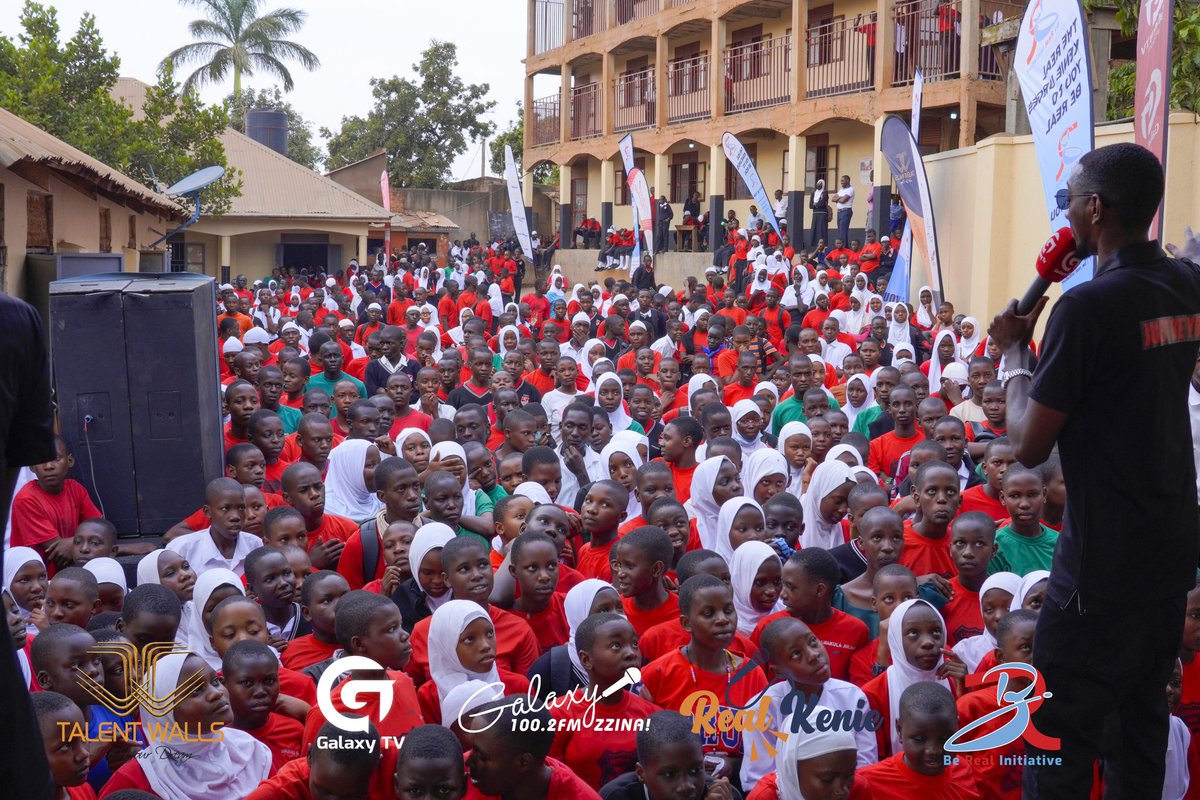 BeReal_Init's tweet photo. Over the Week the Be Real Geng rolled out at Lugoba High School and spread Realness through creating awareness about Drug &amp; Substance abuse. 

#BeReal #GalaxyFM #GalaxyTV #TalentWalls #TheBlazeUpShow https://t.co/QNF0IJR60k