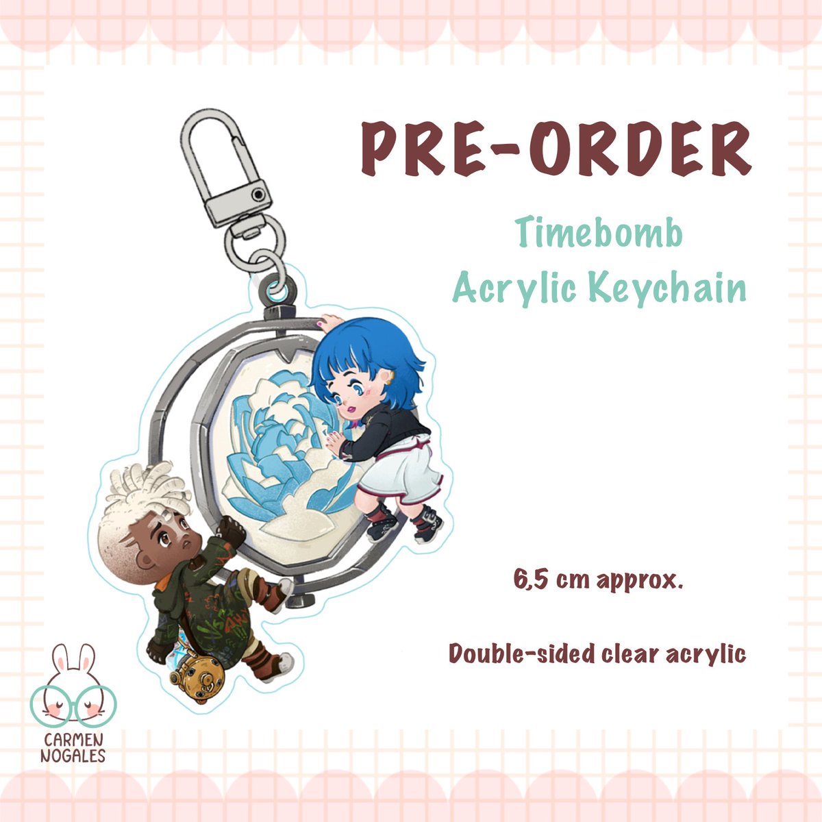 CarmeNogales's tweet image. ⌛PREORDER💣

Preorders open for my Timebomb keychain!.

Get it here: etsy.com/es/listing/188…

Ending March 16th!

#Arcane #Timebomb