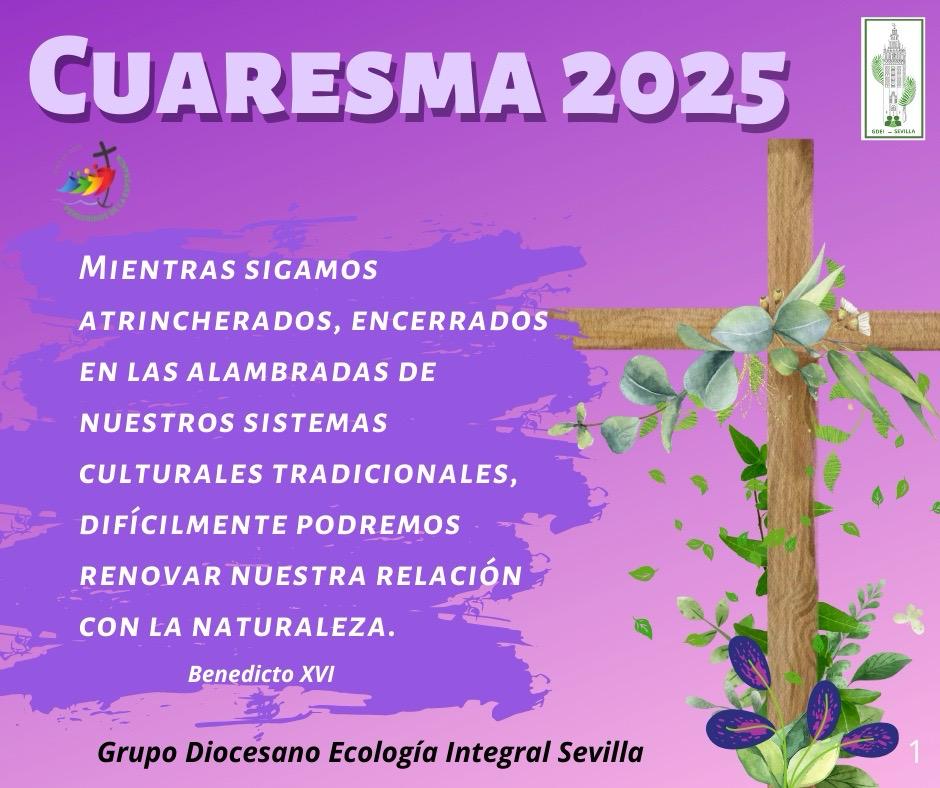 Primer domingo de Cuaresma. Hoy hemos escuchado en la celebración de la Eucaristía el relato de las tentaciones de Jesús. Aquí os dejamos una cita Creación y Pecado de Joseph Ratzinger #Domingo Cuaresma