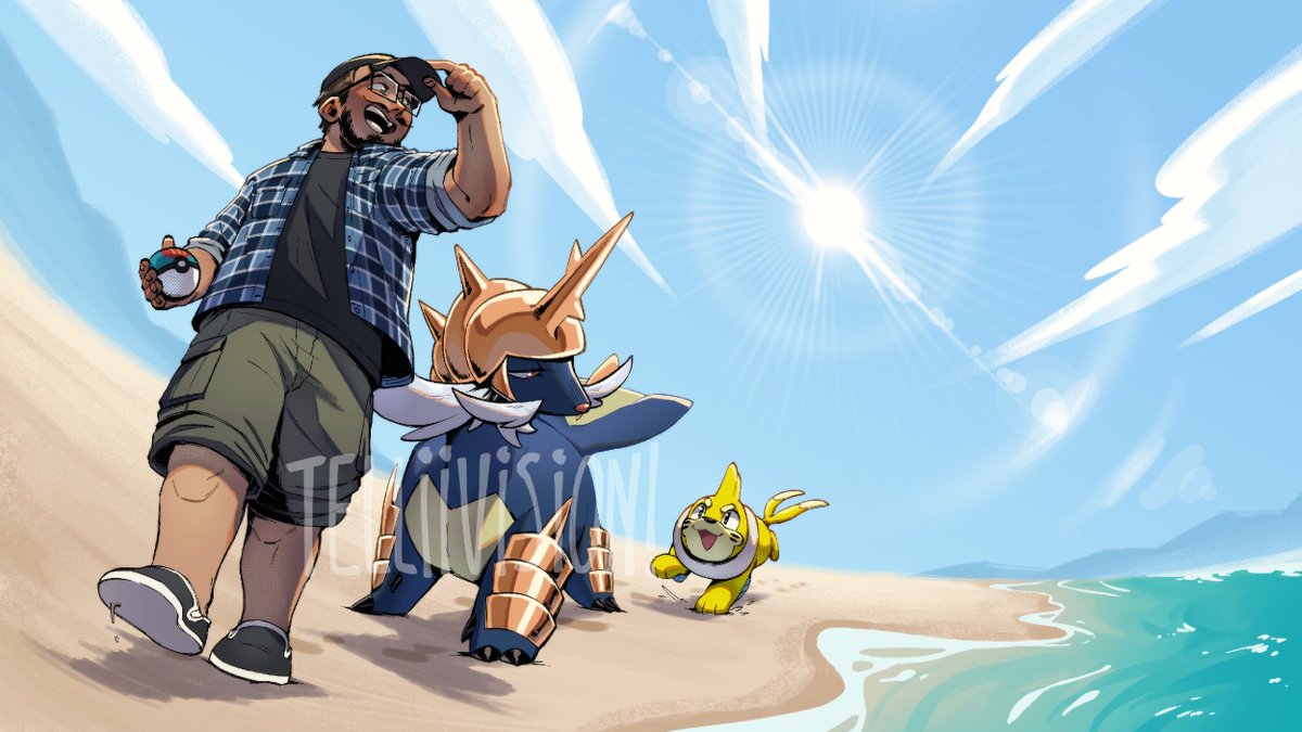 teliivision's tweet image. [C0MMS BATCH 18] a pokemon illustration -- tysm for the trust!!