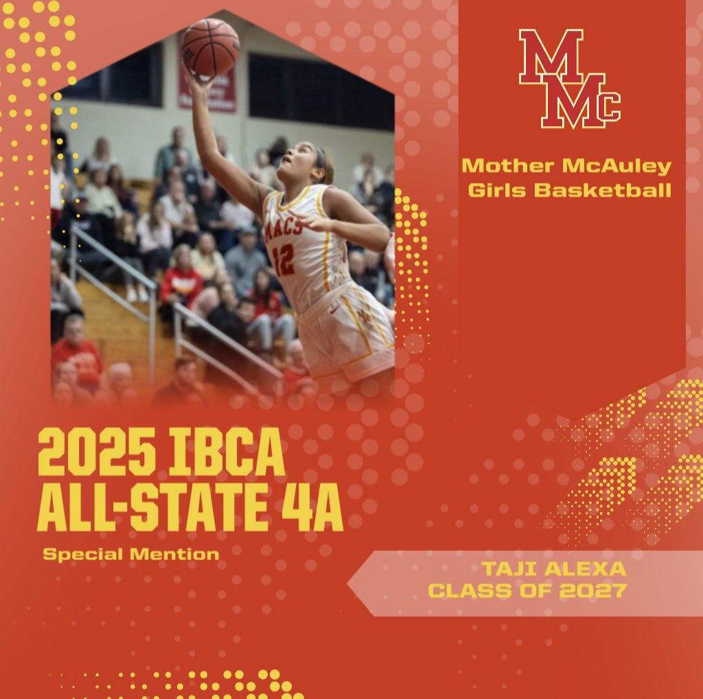 McAuleyBasketball (@mightymacbball) on Twitter photo Congrats to Taji Alexa on being named to the IBCA All-State Special Mention Team for Class 4A <a href="/tajialexa12/">Taji Alexa</a>
Photo Credit: <a href="/VincentDJohnson/">Vincent Johnson</a> Congrats to Taji Alexa on being named to the IBCA All-State Special Mention Team for Class 4A <a href="/tajialexa12/">Taji Alexa</a>
Photo Credit: <a href="/VincentDJohnson/">Vincent Johnson</a>