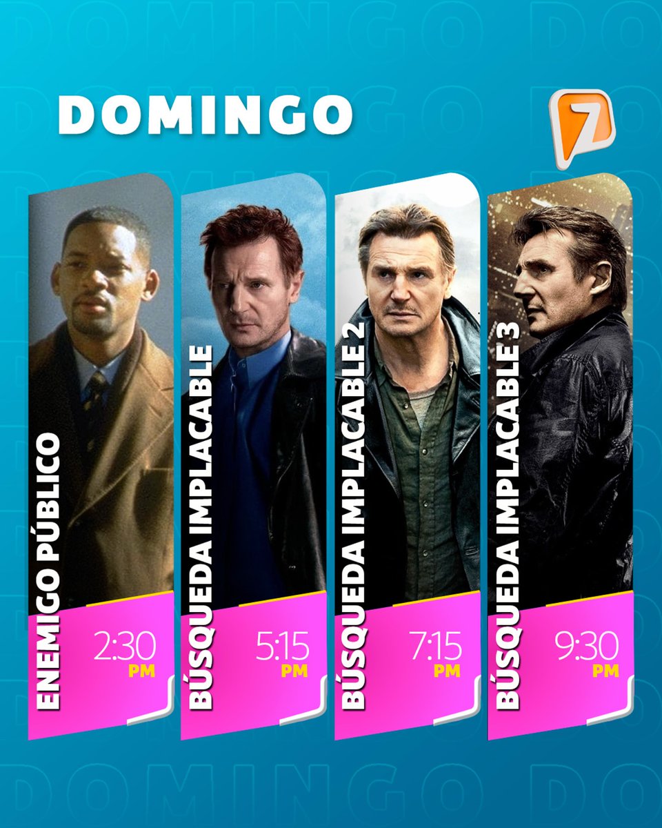 Azteca_Gro's tweet photo. 💥¡#EscapaSiPuedes en este domingo de acción en #Azteca7!
A partir de las 2:30 p.m., disfruta de un maratón de películas que te mantendrán al borde de tu asiento. #AndoBuscando 📺🍿🥤
En vivo 👉 https://t.co/cdvJbCR1Bs https://t.co/X5UmrZJeT5
