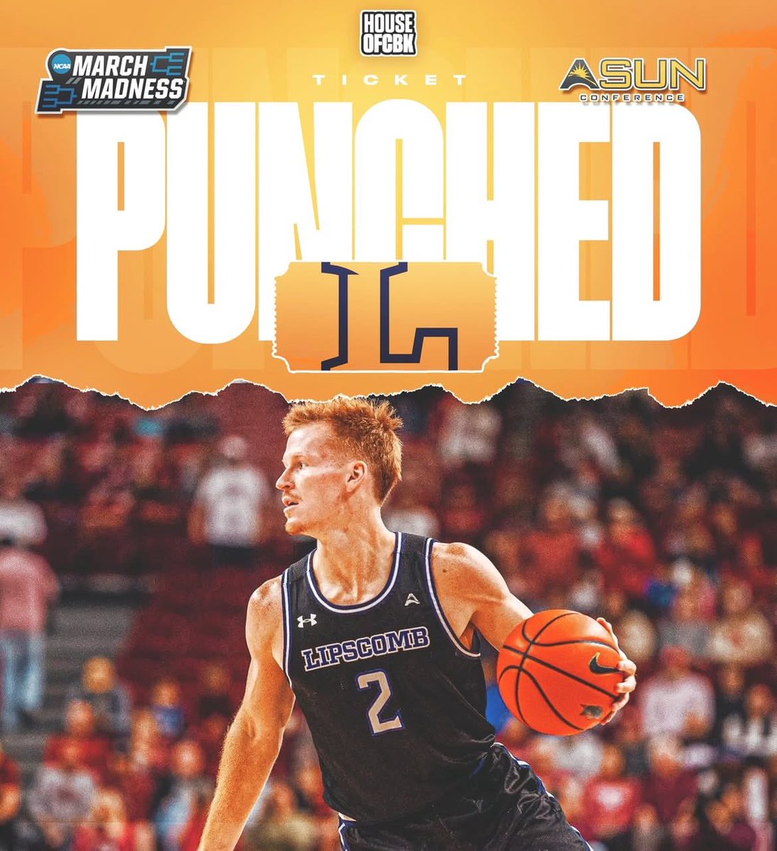 LIPSCOMB PUNCHES THEIR TICKET INTO MARCH MADNESS, AFTER BEATING NORTH ALABAMA IN THE ASUN CHAMPIONSHIP 🎟️