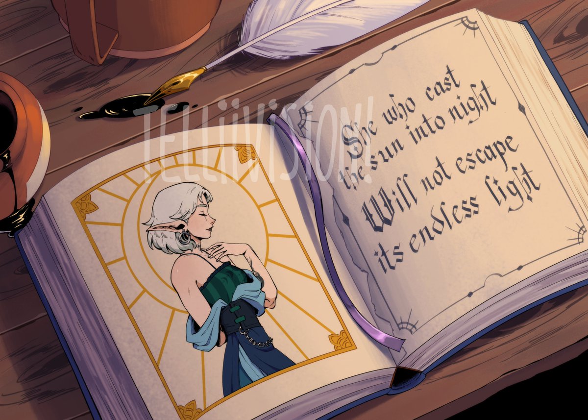 teliivision's tweet image. [C0MMS BATCH 16] dnd character art -- tysm for the trust!!