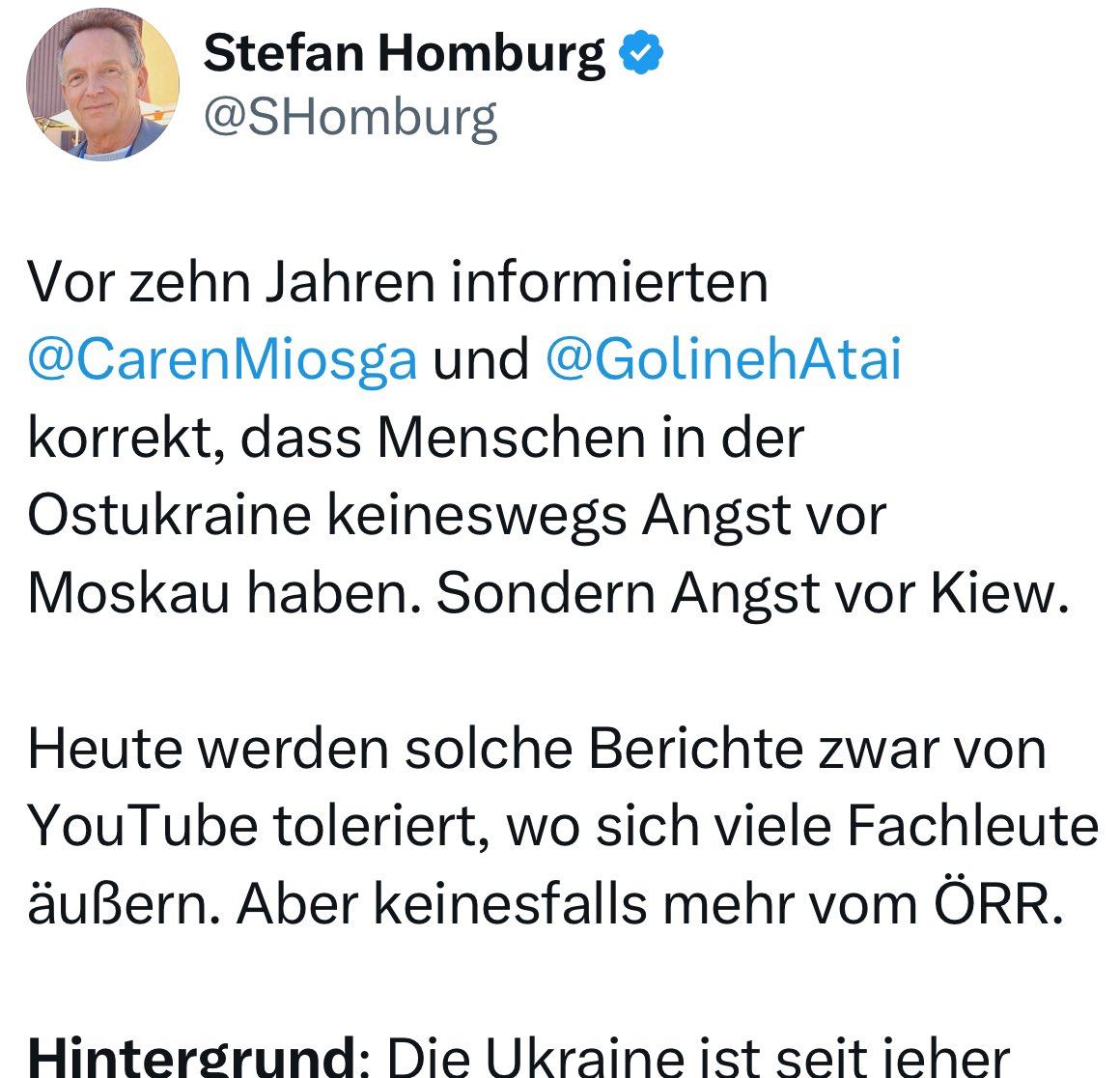 GolinehAtai's tweet photo. Fachleute😂
Toleriert😂
Alle Jahre wieder einen alten Filmbeitrag aus dem Kontext reissen und hier als große Enthüllung verkaufen. 
Wann hört Euer Irrsinn endlich auf? Habt Ihr auch andere Filme von mir gesehen, Ihr Investigativ-äh-Experten? 
Ach und noch was: 
Slava Ukraini💪🏼🇺🇦 https://t.co/sWKbDaWjQw