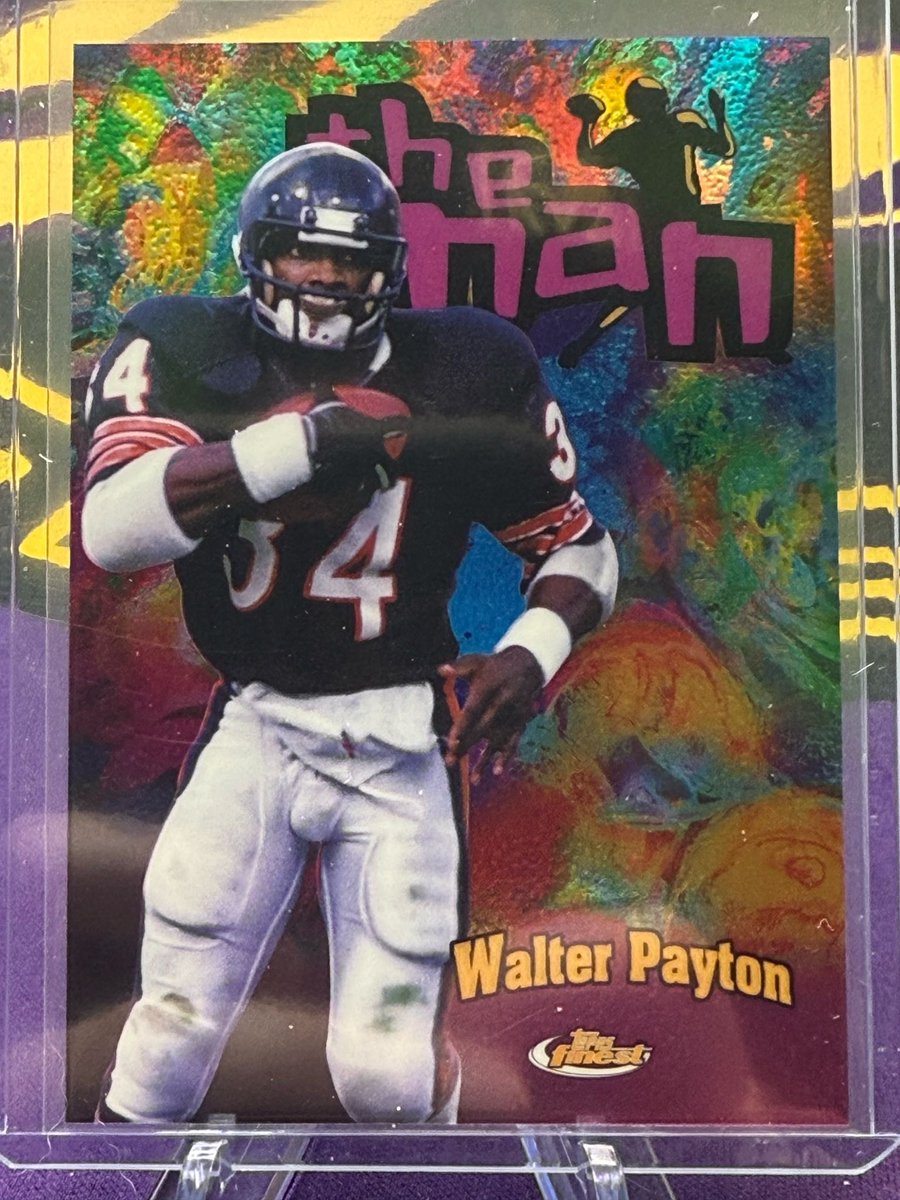 BlessedBreaks's tweet photo. Big hits flowing out of the brand new 2024 @Topps Finest #football !! Such a fantastic product @Fanatics 

Just keep on producing bangers baby!! #whodoyoucollect #thehobby #sportscards #nfl @HobbyRetweet_ @HobbyRecap #thebreaks #walterpayton #drakemaye @Hobby_Connect #retweet https://t.co/KLGvy6n0Go
