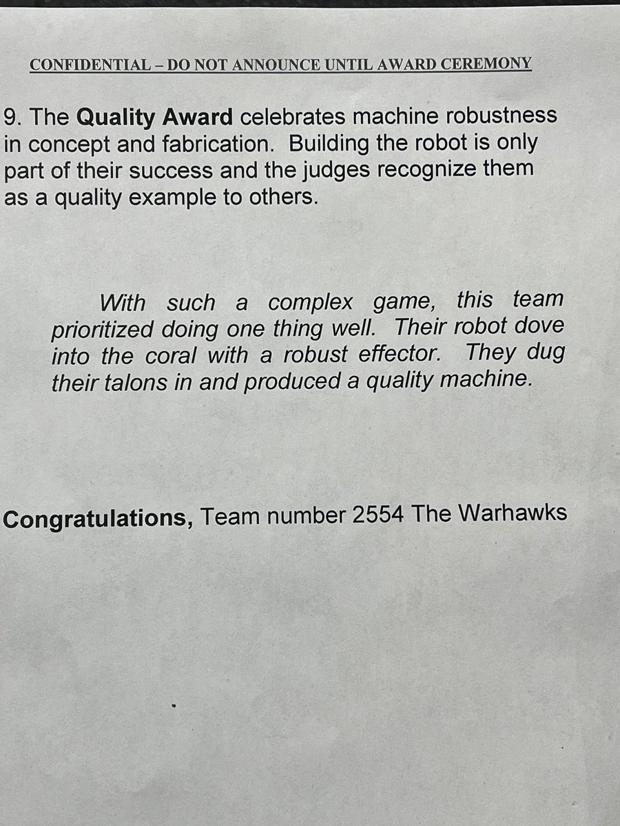 WarHawks FRC 2554 tweet media