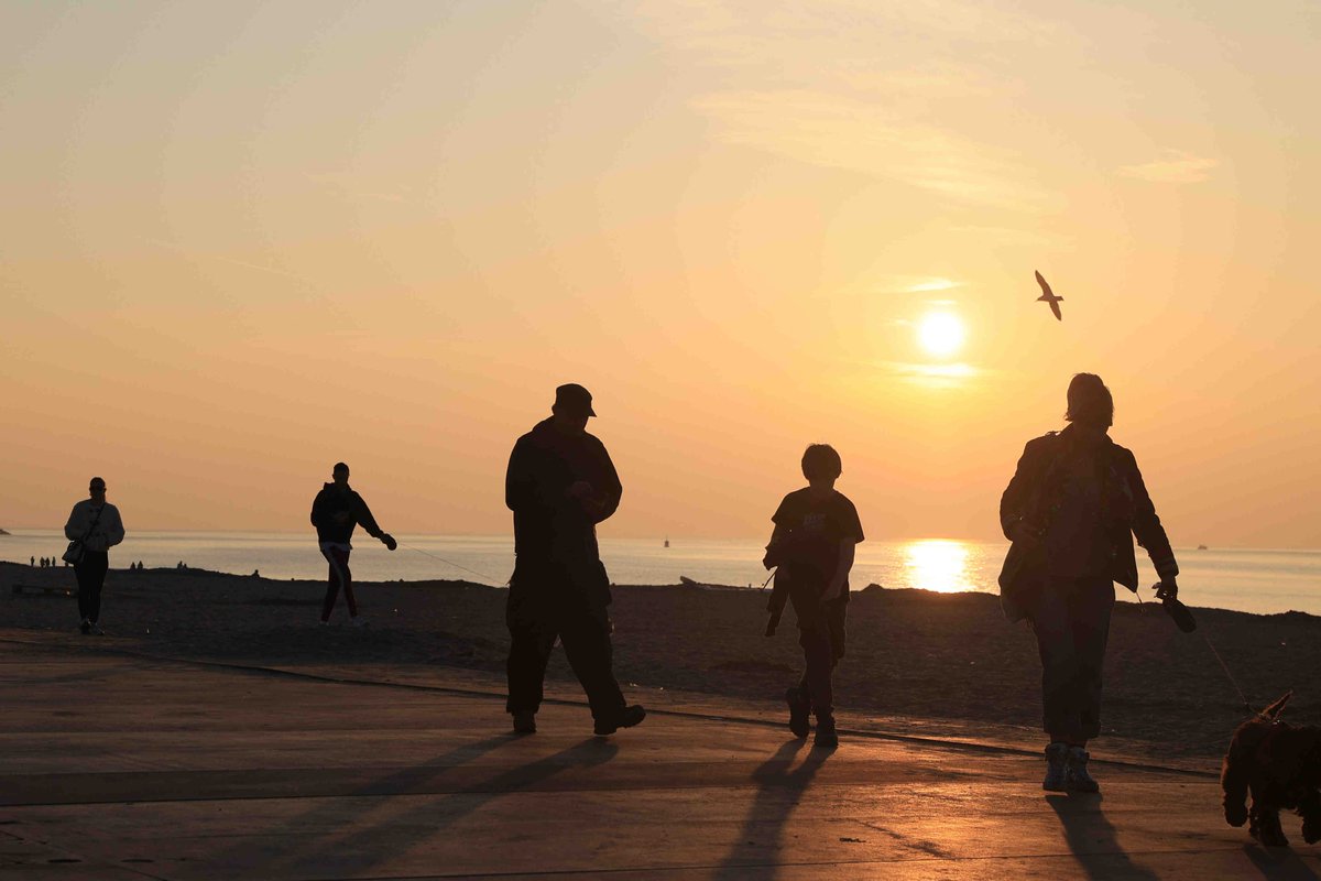 A beautiful evening in Den Haag.