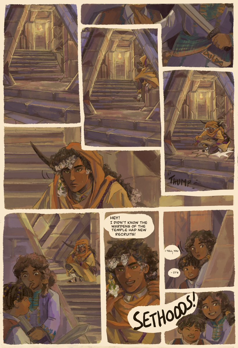 ankourant's tweet photo. Whoever seeks- part I -
a to be continued, pre lupus aureus II #sethos comic 🌌 
(3/9) https://t.co/cwAgVjmwhJ