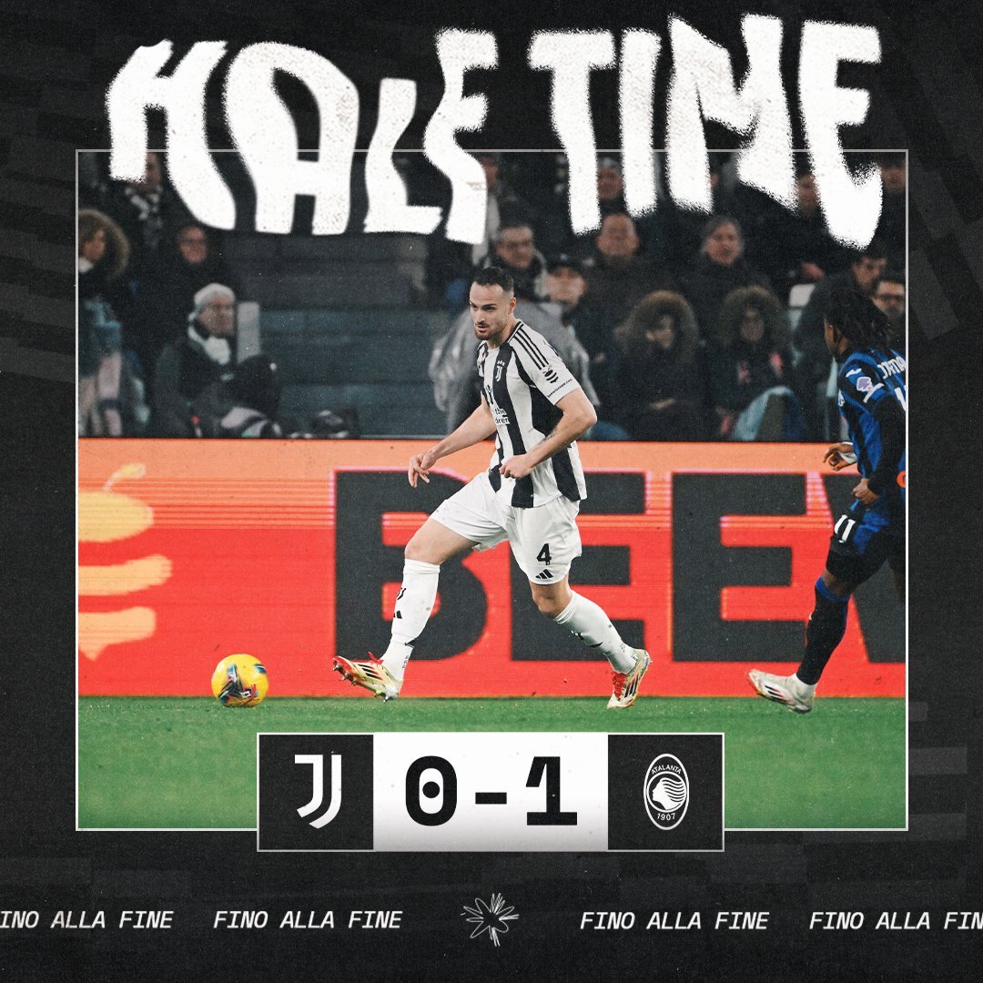 juventusfcid's tweet photo. HT | ⏳ Juve tertinggal satu gol saat turun minum. Masih ada babak kedua untuk bangkit!  

#JuveAtalanta https://t.co/PMBNtEAmV7
