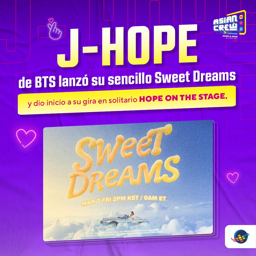 cineplanet's tweet photo. ¡MARZO VIENE RECARGADO DE K-POP! 🤩🎶
¿Ya tienes listo el playlist, el lightstick y los streams? Porque esto apenas comienza. 👀🔥
💬 Dinos en los comentarios: ¿qué noticia K-popera te tiene más emocionad@? 🎤💙
#Kpop #RubyByJennie #JHope #Bts #ITZY #Yeji #NMIXX📷 https://t.co/l7x530FRY2