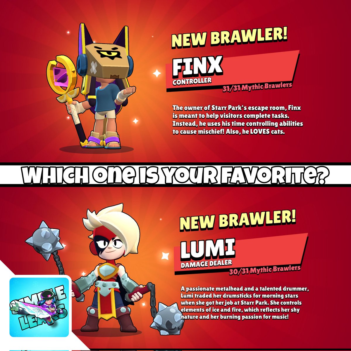 SimpleBSq's tweet photo. WHICH ONE IS YOUR FAVORITE? 👀📅 #BrawlStars https://t.co/I9sVdm1Fpt
