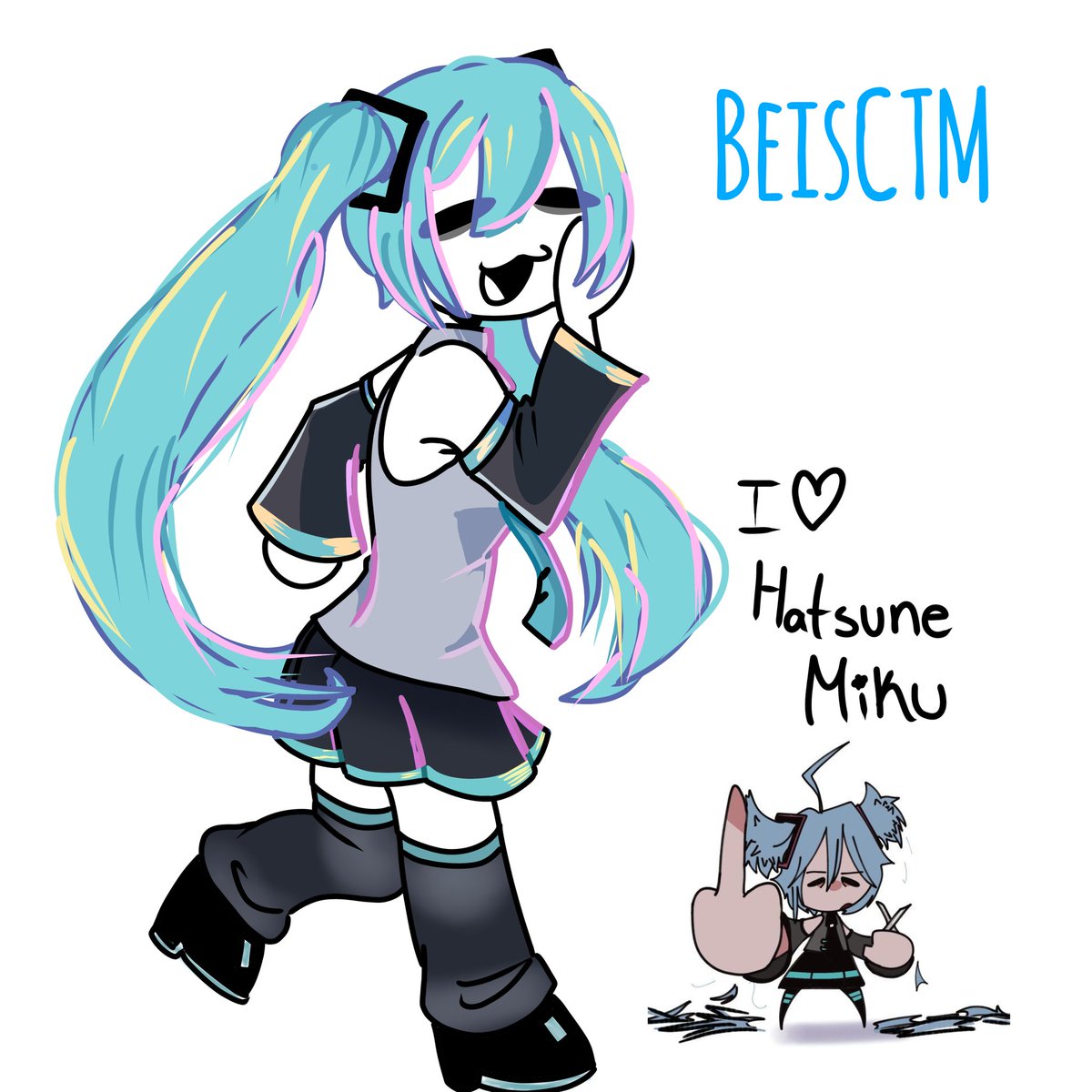 BeisCtm's tweet photo. Me encanta Miku o-O https://t.co/QvVuzPmK9d