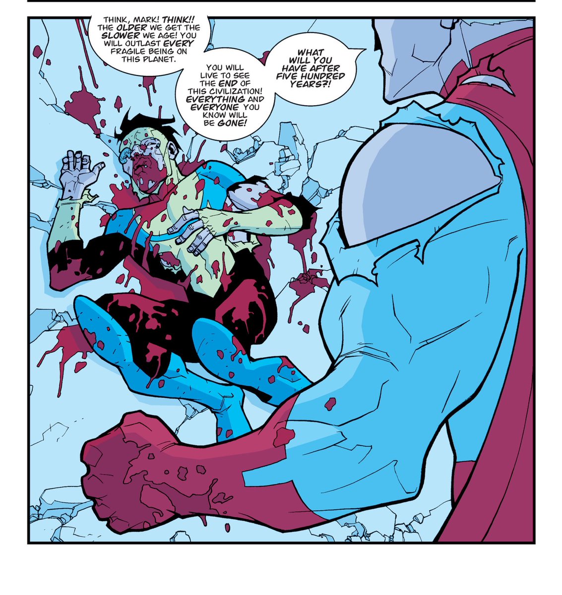 WolfMoon35's tweet photo. Man I think Invincible and Wolf-Man had some things in common in the comics. ^^โ
#Invincible #AstoundingWolfMan https://t.co/SReHgHSMgv