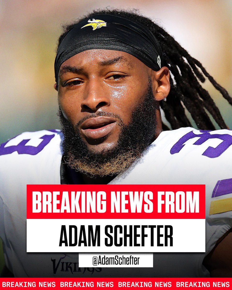 Minnesota is getting back its back: Aaron Jones is re-signing with the Vikings on a two-year, $20 million deal that includes $13 million guaranteed, per sources. The deal was negotiated by Drew  Rosenhaus.