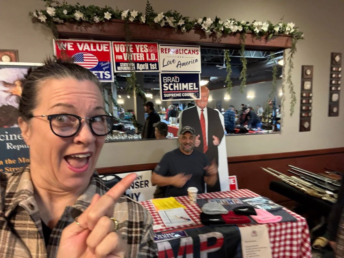 What a weekend! With just over a week until early voting starts for spring elections here in WI, <a href="/WisGOP/">Wisconsin GOP</a> staff and volunteers, <a href="/CRNC/">College Republicans</a> volunteers, and our county parties in the southeast were booked and busy.💪🏻 We’re ready to win this for <a href="/TeamSchimel/">Team Schimel</a>!🇺🇸