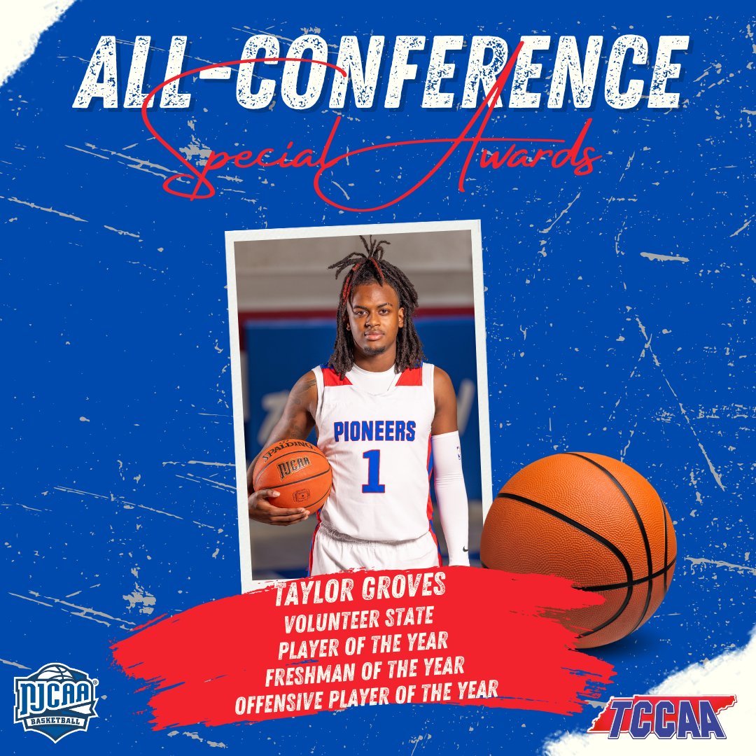 Tennessee Community College Athletic Association (@tccaasports) on Twitter photo Congratulations to the <a href="/TCCAAsports/">Tennessee Community College Athletic Association</a> / Region 7 Men's Basketball Player of the Year! <a href="/iamtaylorgroves/">taylor groves</a> <a href="/VSCCPioneersMBB/">Vol State Men’s Basketball</a> <a href="/VSCCPioneers/">Vol State Athletics</a> Congratulations to the <a href="/TCCAAsports/">Tennessee Community College Athletic Association</a> / Region 7 Men's Basketball Player of the Year! <a href="/iamtaylorgroves/">taylor groves</a> <a href="/VSCCPioneersMBB/">Vol State Men’s Basketball</a> <a href="/VSCCPioneers/">Vol State Athletics</a>