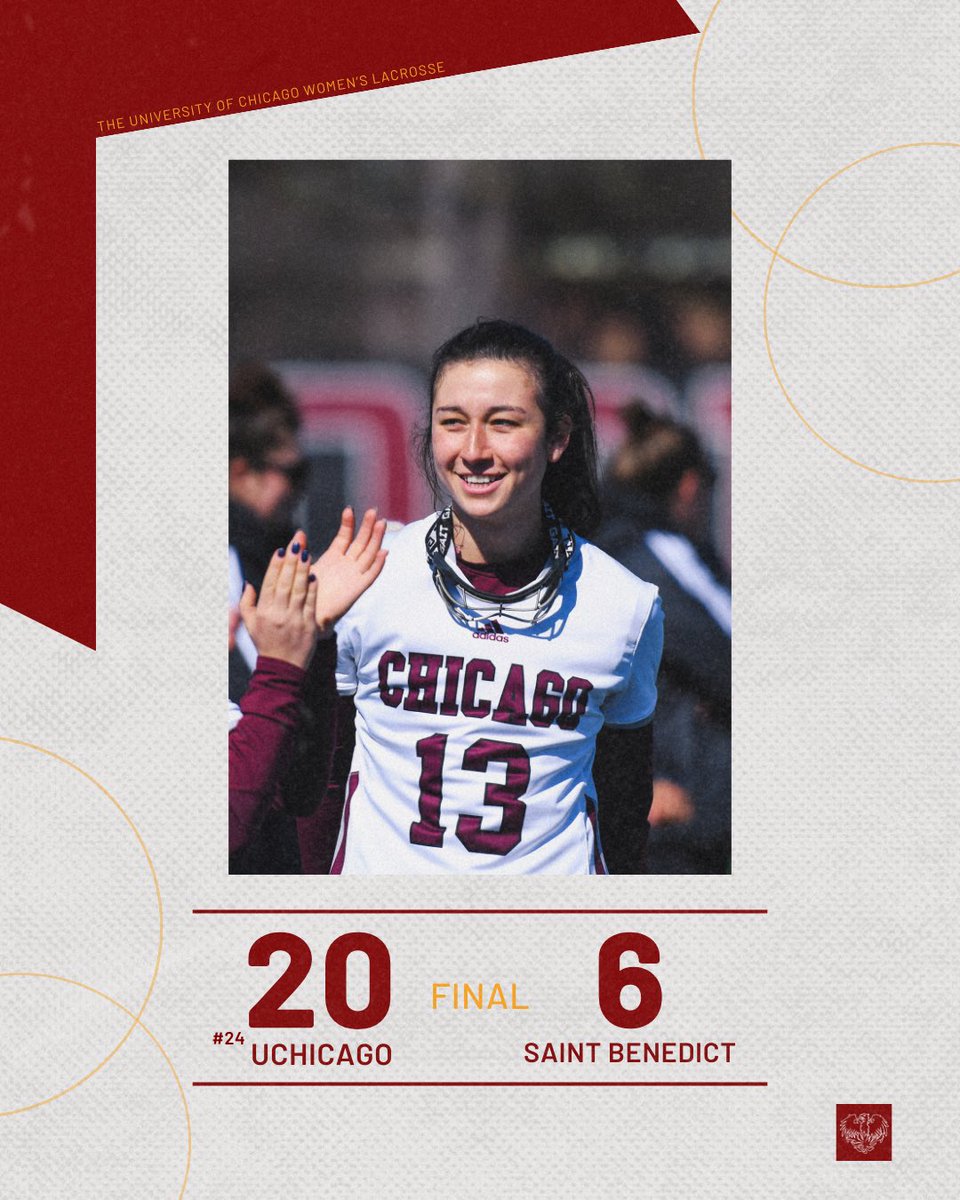 🥍 WOMEN’S LACROSSE | FINAL SCORE

Back 2 back 🤝

#MaroonMade #d3wlax