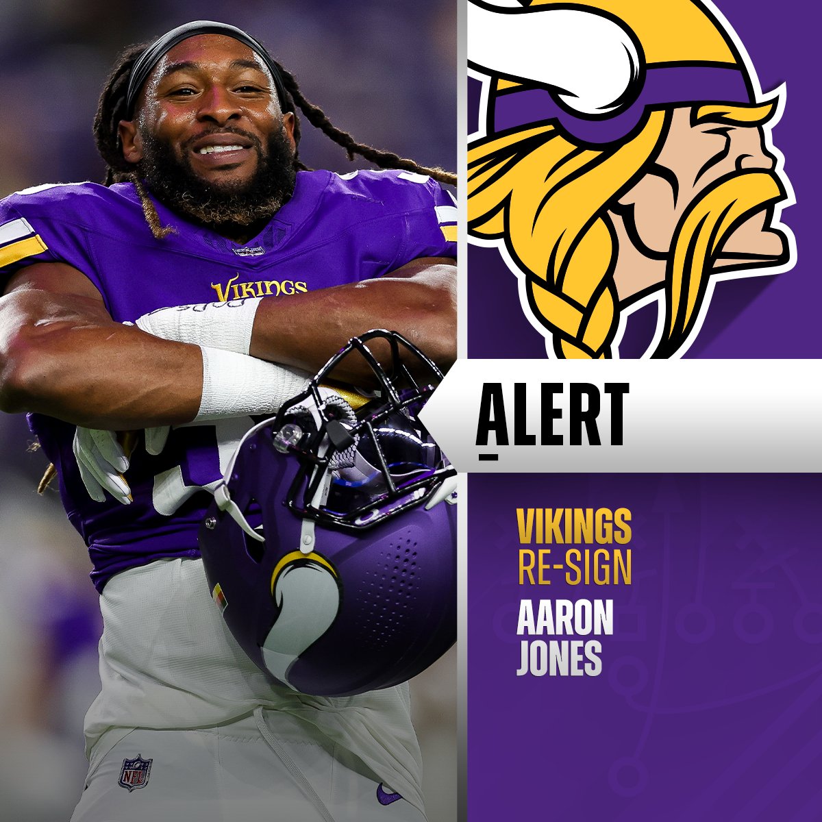 RB Aaron Jones, Vikings agree to 2-year, $20M deal with $13M guaranteed. (via @rapsheet)