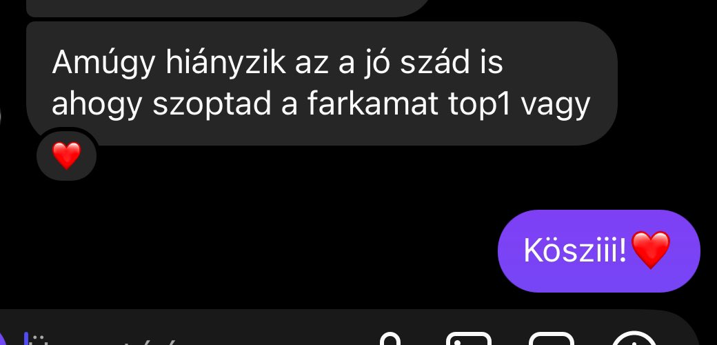 Mindig jól esik egy kis dicséret👅💦❤️