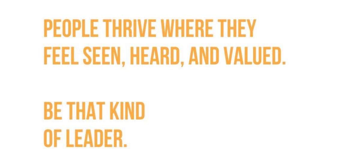 Great #leadership is about ensuring your people know that they matter. Then, they are likely to bring their best ideas, their full potential and their energy to the table. Trust is built, innovation happens, and culture thrives.