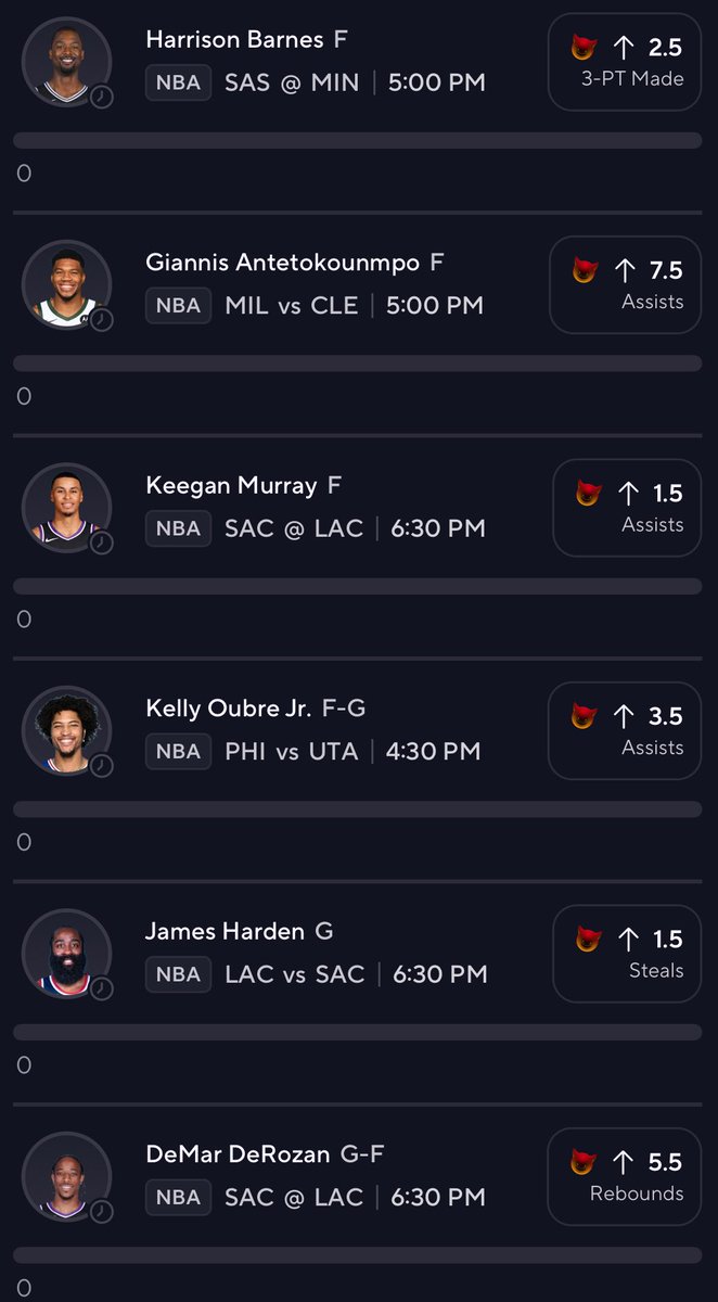 D_Raww005's tweet image. ‼️WE ON DEMONTIME TODAY 😈🔥😈

🗣️🗣️ Risky one at 2️⃣2️⃣5️⃣x flexed but we riding it out 😎 Remove Giannis + Barnes for the 40x 4man 💰🤑💰

🔗 will be ⬇️⬇️

#PrizePicks #DemonTime #NBA #GamblingX #GamblingCommunity #SportsGambling #PrizePicksNBA