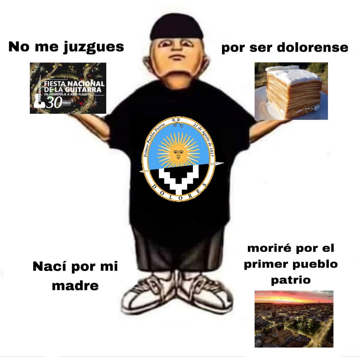 Estoy volviendo de Dolores con un kilo y medio de torta argentina en la mochila porque arranqué a laburar en un lugar nuevo y toca evangelizar