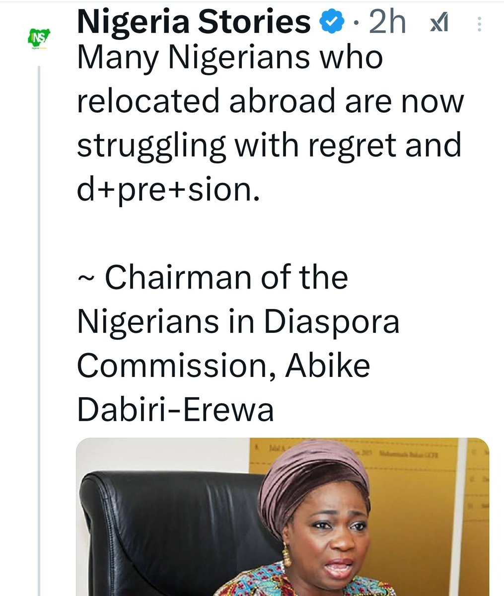 Most likely her children that lives abroad are depressed 🤣🤣🤣🤣🤣