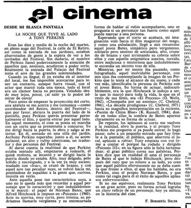 <a href="/pilareyre/">Pilar Eyre</a> <a href="/YouTube/">YouTube</a> Una experiéncia en el <a href="/sitgesfestival/">Sitges Film Festival</a> q parece vivistes de manera parecida unos cuantos como <a href="/JoanLluisGoas/">Joan Lluís Goas</a> o Bordería com cuenta en <a href="/lecodesitges/">L’Eco de Sitges</a>. Por cierto… yo cuelgo la foto… tu tienes q pasarnos la entrevista… q parece q al final lo conquistaste😉 elconfidencial.com/cultura/2016-1…