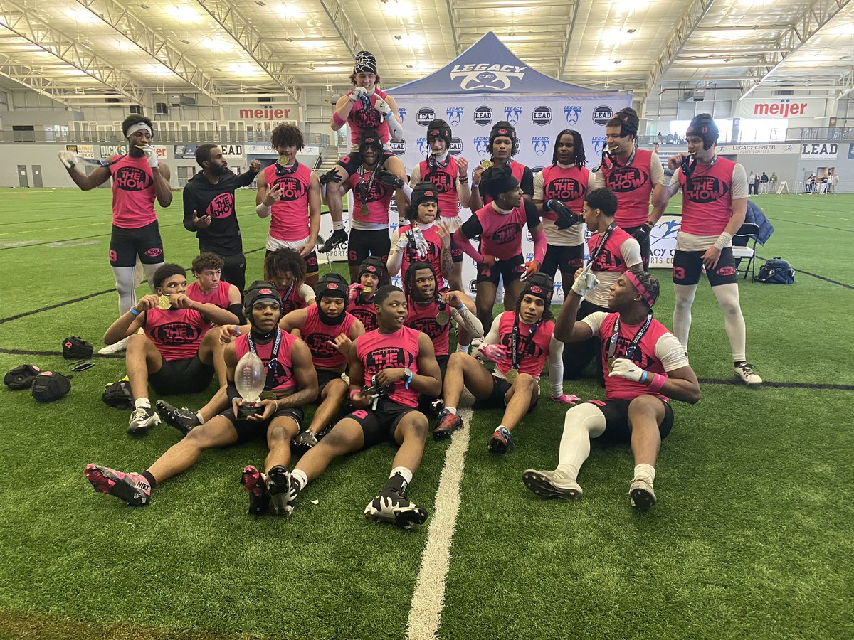 The Show wins the Legacy Midwest 7on7 Tournament.  

Back-to-back years they’ve won it.
