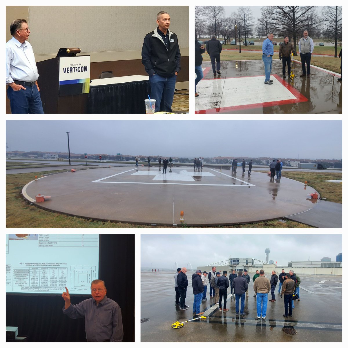 Just wrapped up our 3-day heliport course at #verticon25 in Dallas. If you didn't make it this year check us out next year. 
@VerticalAviIntl 
<a href="/VTOLsociety/">The Vertical Flight Society</a>