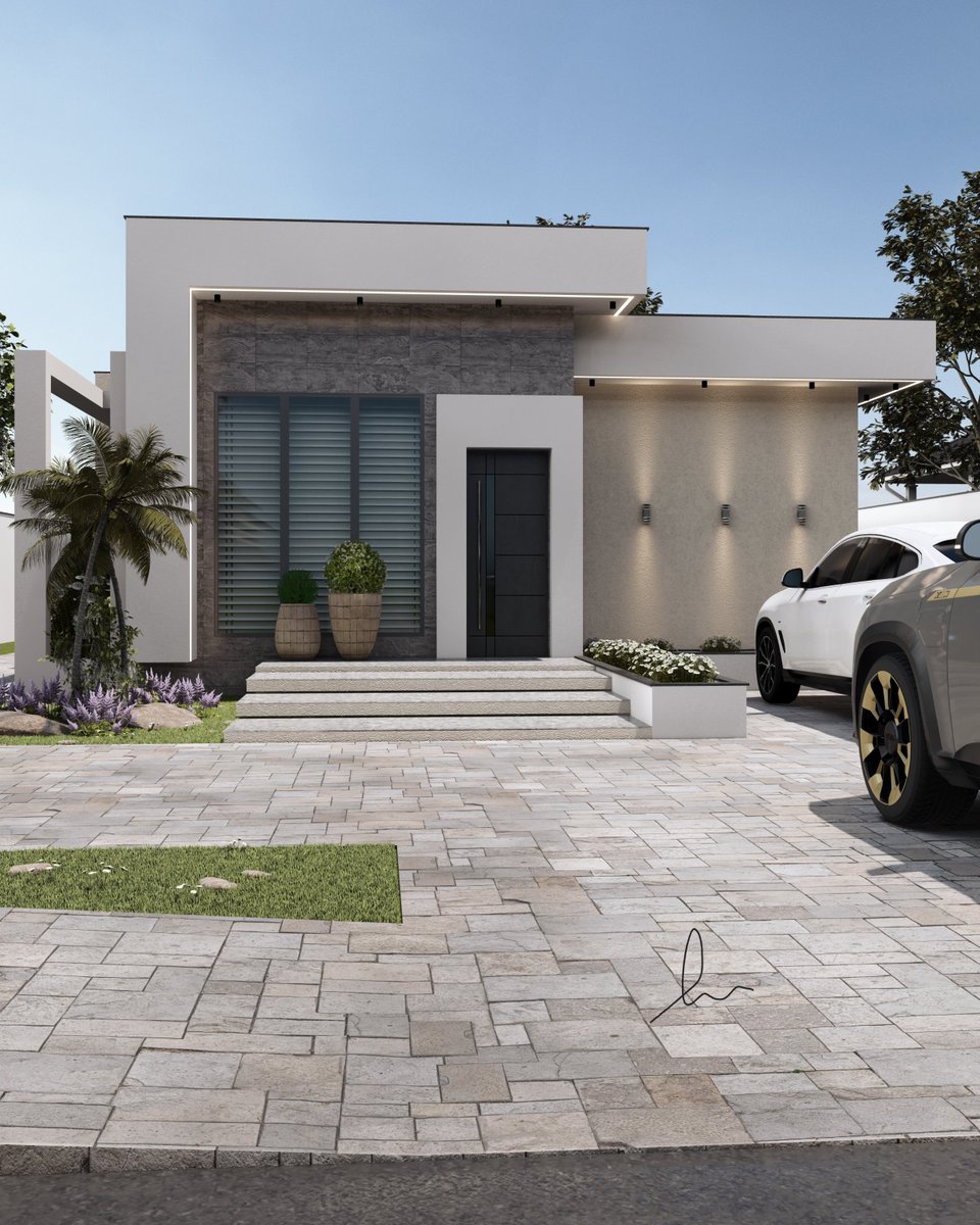 Xclusive_Arch's tweet image. Nirixi: Is a Residential Design that implies a peaceful retreat the aim of the design is to have a very small and simple living lifestyle with a touch of contemporary form, and simple edges.
Architect: Xclusive Architect 
Year: 2025
#modernhomedesign #cozyhomes