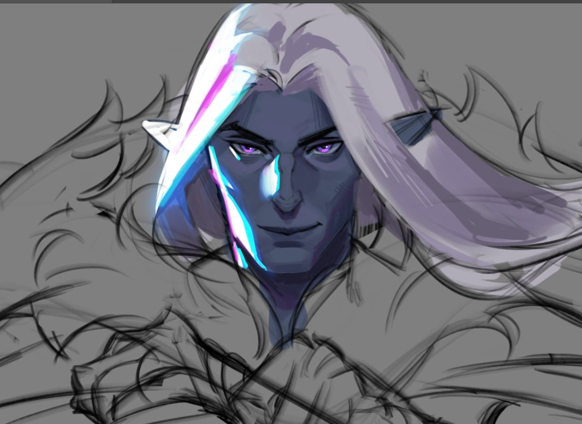 Drizzt Dou'rden marvel rivals style wip :3 
#marvelrivals #drizzt #dnd #dungeonsandragons
