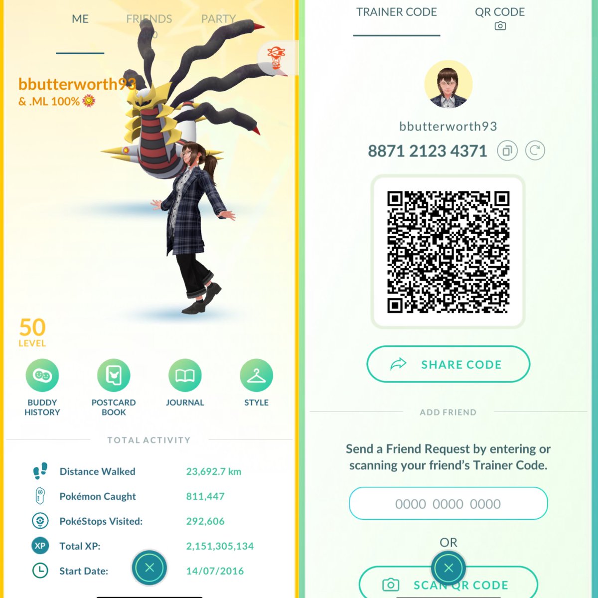 Have space for 10 new friends who can open DAILY 🎁

Preferably who don’t egg or will egg on notification 🥚

Please don’t stall level ups 🙏

8871 2123 4371