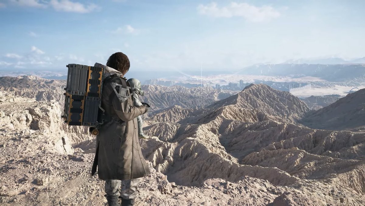 horrorvisuals's tweet photo. Death Stranding 2 looks incredible. https://t.co/BJbjCs3Xle