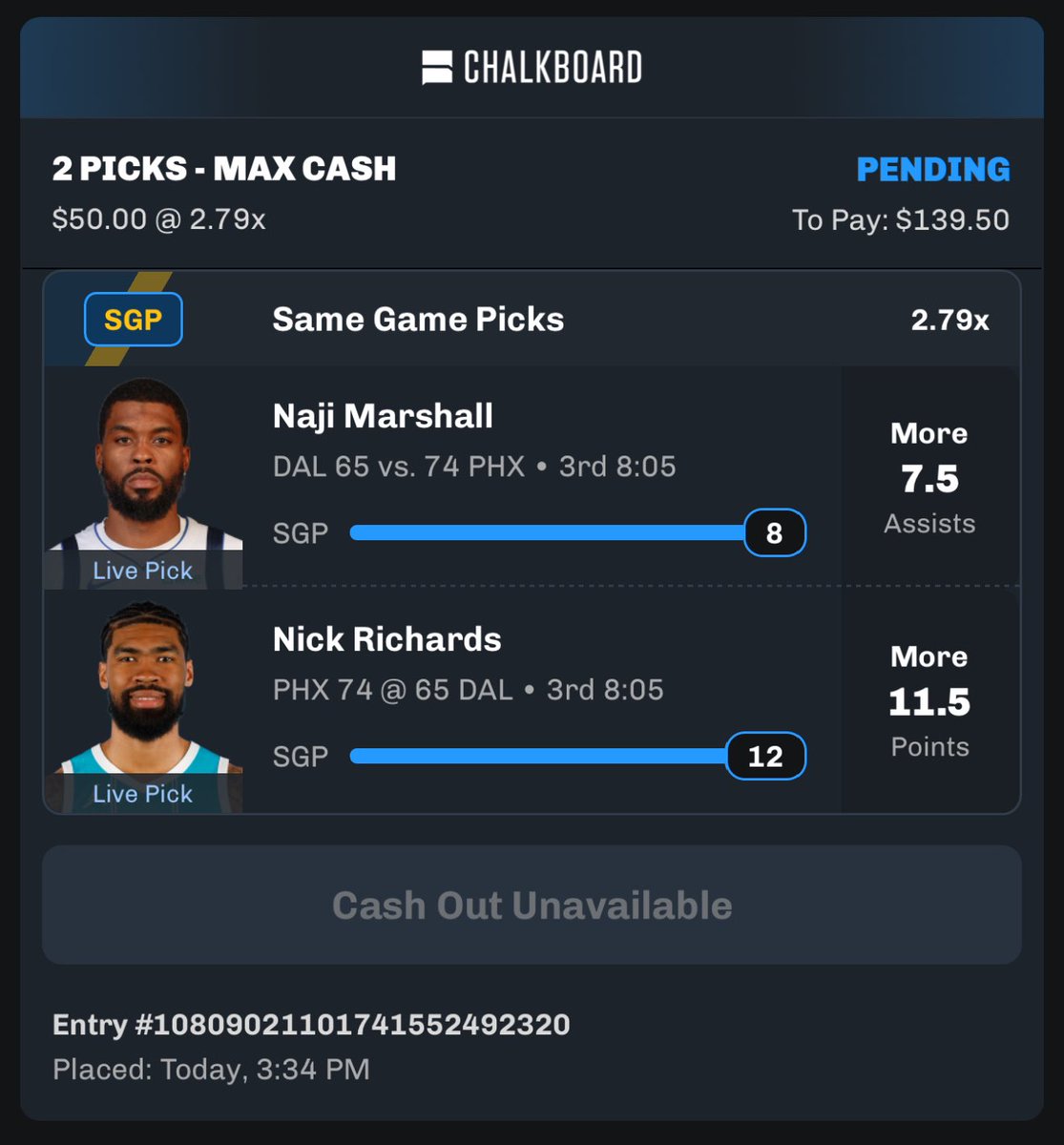 BaneSquad_'s tweet image. If you been running my @ChalkboardHQ LIVE BETS

YOU UP MONEY #BaneSquad

Code BANESQUAD when you download the chalkboard dfs app.